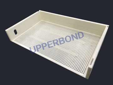 Cigarette Making Machinery Plastic Tray Filter Rod Trays Holder Beige Color