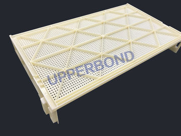 Cigarette Making Machinery Plastic Tray Filter Rod Trays Holder Beige Color