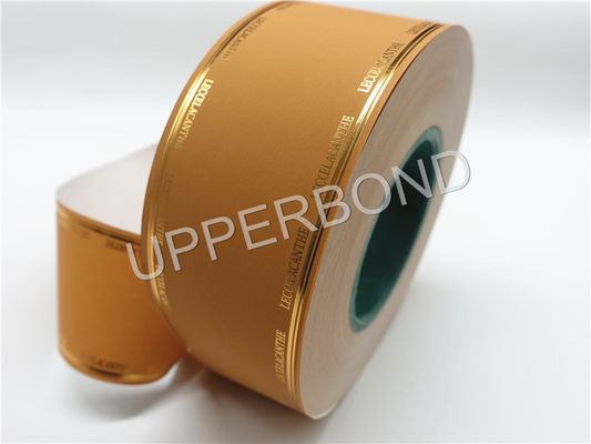 White Base Paper Yellow Printing Tipping Paper For Cigarette