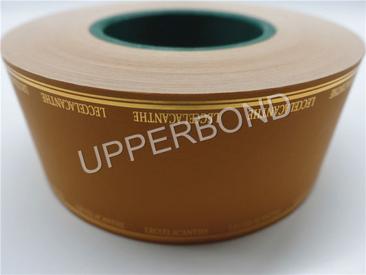 White Base Paper Yellow Printing Tipping Paper For Cigarette
