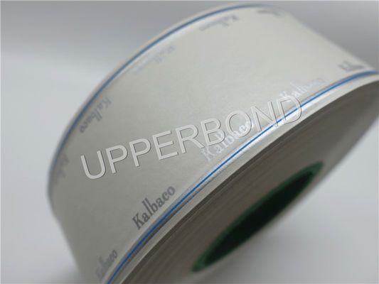 Custom Pearlized Tobacco Tipping Paper With Silver Logo