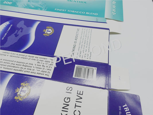 Photogravure And Offset Printing Cardboard Box For Tobacco Industry