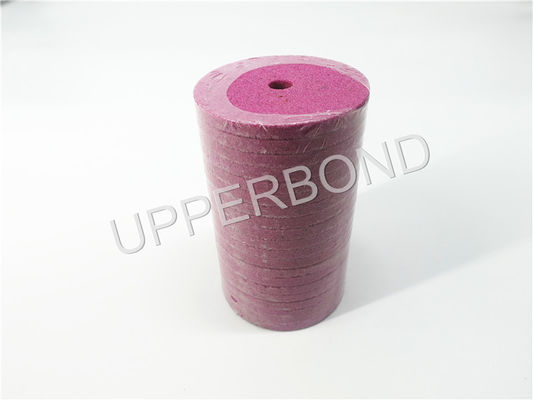 75*10*6 Pink Stone Grinding Wheel For Cigarette Making Machine