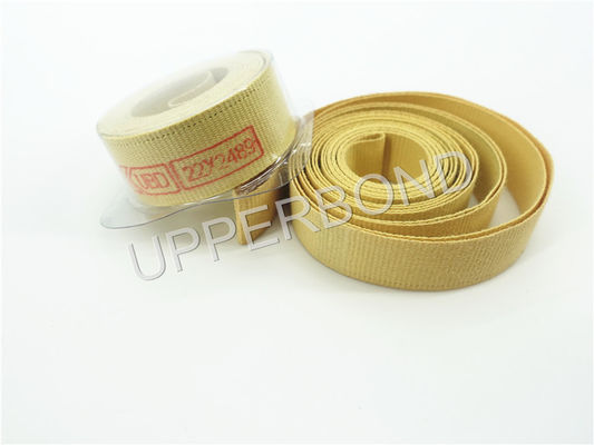 Custom Cigarette Spare Parts Yellow Garniture Tape With Glue