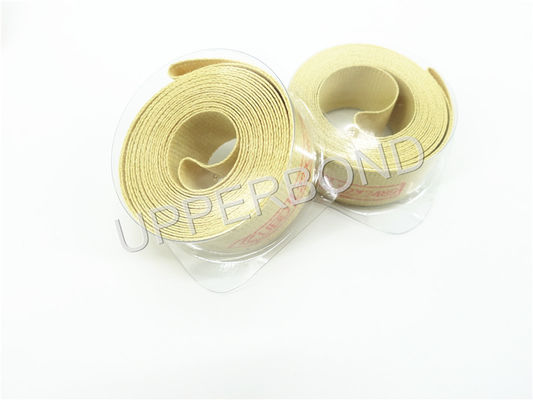 Custom Cigarette Spare Parts Yellow Garniture Tape With Glue