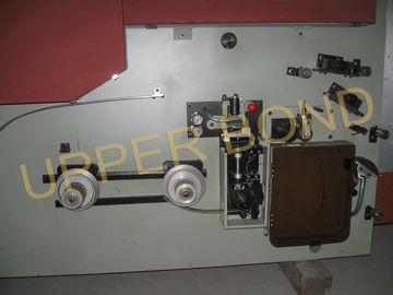White Fibre Filter Rod Forming Machine , Intermediate Speed Smoke Filter Machine